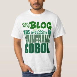 Bloggen kodats i COBOL - Retro Mainframe-utvecklin T Shirt