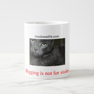 Bloggning är inte avsett för skifferkattor jumbo mugg