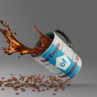 Bloggomslaget för händelserna den 11 september kaffemugg
