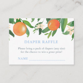 Blöja eller bok lotteri lott Pojke Babyfirande Tilläggskort