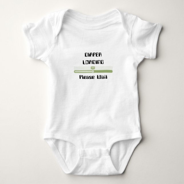 Blöja laddar, vänta t shirt (Framsida)