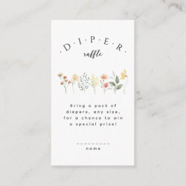 Blöja-Lotteriet Elegant Beige Blommig Bebisdopp Tilläggskort