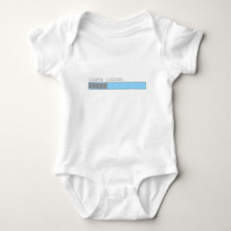 Blöja som laddar humor för bajs för roligt t-shirt