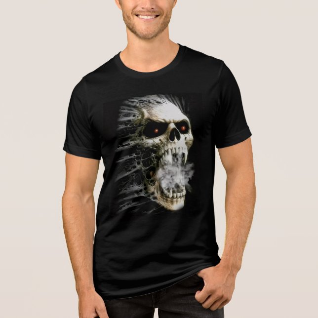 Blöjande skull - T-Shirt (Framsida)