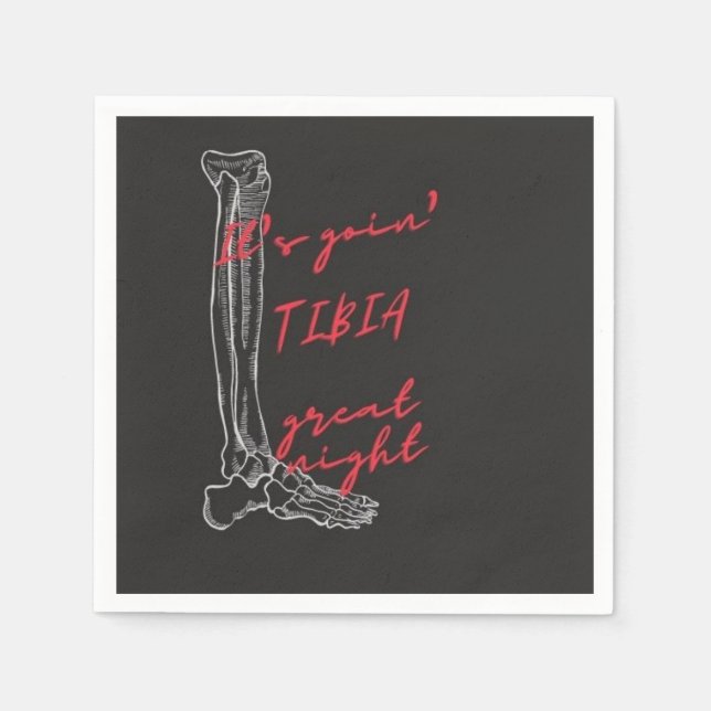 blöjor för fysisk terapi eller ortopedisk tema pappersservett (Framsidan)