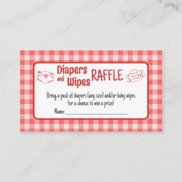 Blöjor och visklekar Raffle Biljetter