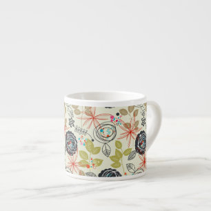 Blom- bakgrund 2 espressomugg