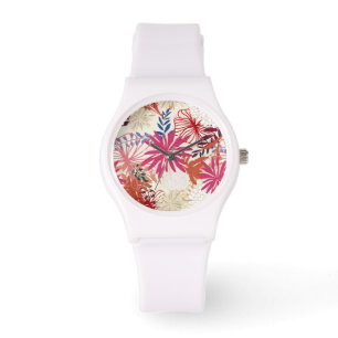 Blom- bakgrund 3 armbandsur