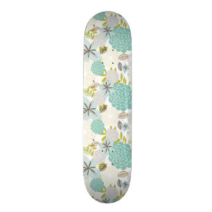Blom- bakgrund 5 skateboard bräda 21,5 cm