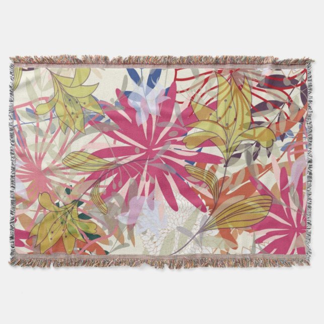 Blom- bakgrund 6 filt (Framsidan)