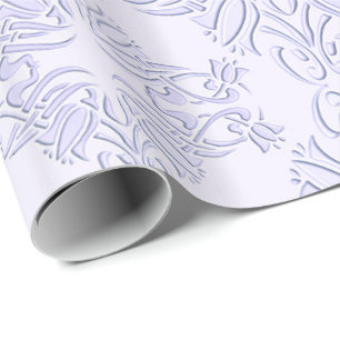 blom- barockt mönster presentpapper
