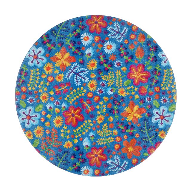 Blom- broderimönster (Framsidan)