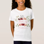 blom- brudtärnamöhippaskjorta t shirt<br><div class="desc">Verkställer rodna rosor för vattenfärgen, burgundy, grön blommigt för vis man med guld den geometriska colorway t-skjortan för gåvan för brudtärnabröllopbröllopsresan. Den perfekta gåvan för din grandad för gran för brorson för brorsdotter för son för dotter för uncle för moster för pappa för mamma för vänsysterbroder. På trend skriva text...</div>