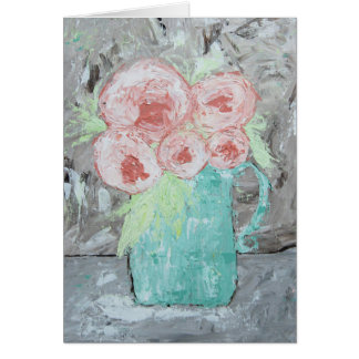 Blom- bukett hälsningskort