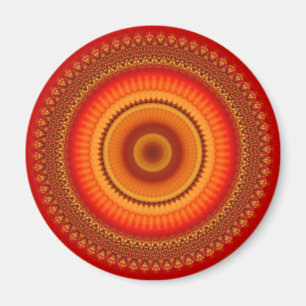 Blom- Bukettorange och gult Magnet
