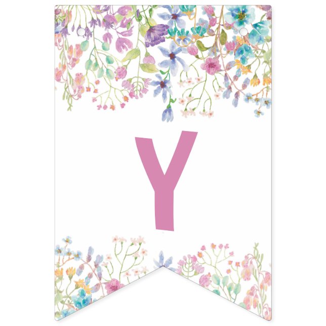 Blom- Buntingflaggor för fält Vimplar (Andra flaggan)