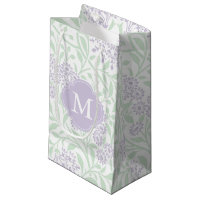Blom- damastast mönster för Monogrammed