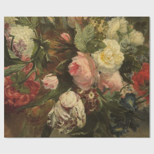 Blom- Decoupage för konst affisch Presentpapper (Platt)