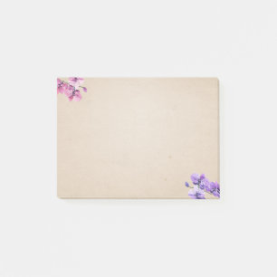 Blom- dekoration post-it block