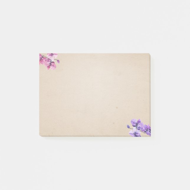 Blom- dekoration post-it block (Framsida)