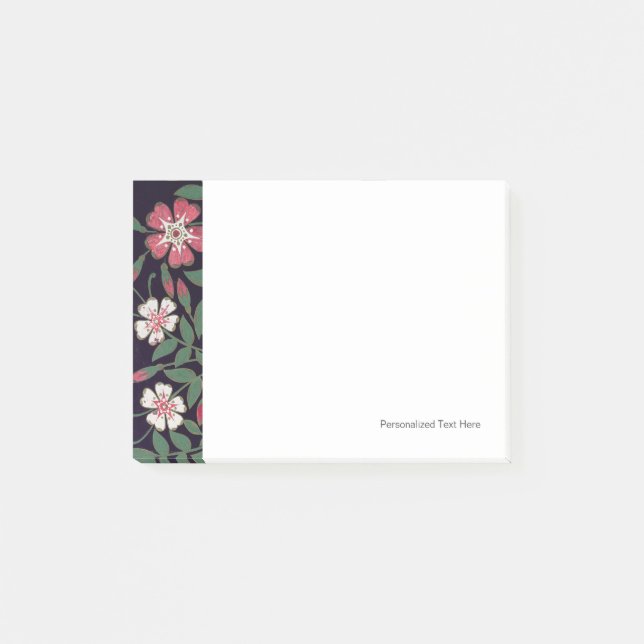 Blom- design av J. Owen, 1863 Post-it Block (Framsida)