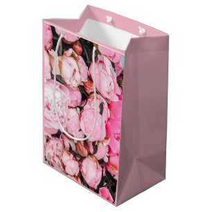 Blom- design för rosa pion