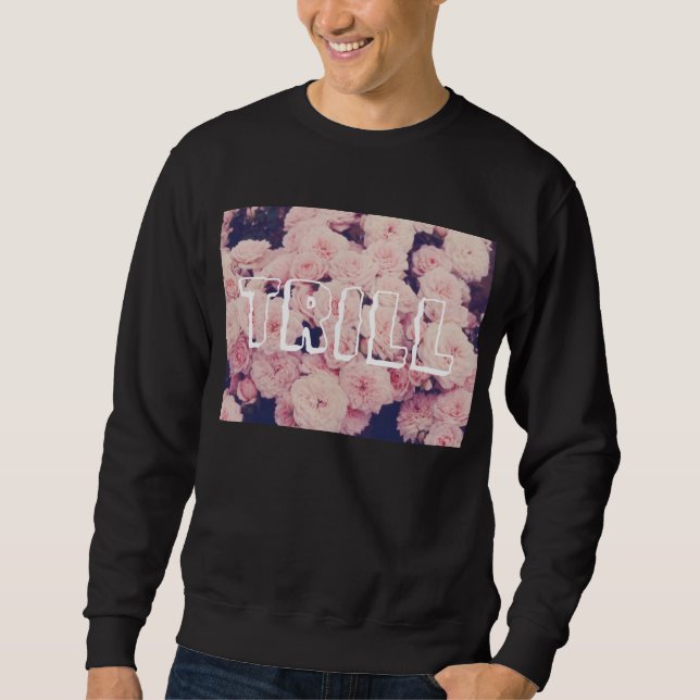 Blom- drill Swetshirt Sweatshirt (Framsida)