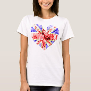 blom- facklig jack, kall unionjack, moderiktig tee