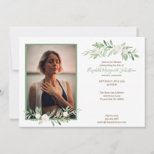 Blom- firande för elegantt elfenben av tack kort