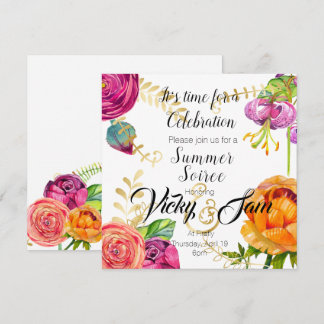 blom- födelsedag för dusch för inbjudanfrunchparty inbjudningar