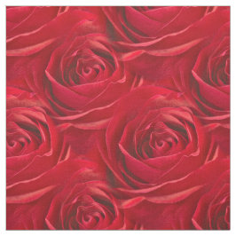 Blom- fotografi för röd ros - abstrakt mönster tyg