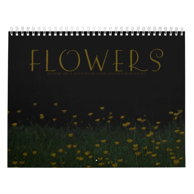 Blom- fotografi kalender (Omslag)