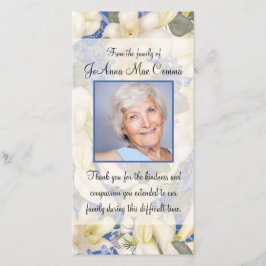 Blom- fotosympatitack med Orchids Tack Kort