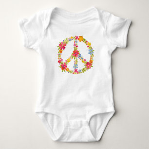 Blom- fredsteckenHippie T Shirt