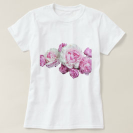 Blom- genomskinlig skjorta för design T Shirt