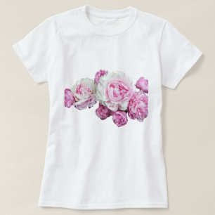 Blom- genomskinlig skjorta för design T Shirt