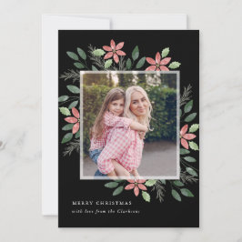 Blom- helgdag, julfotokort julkort