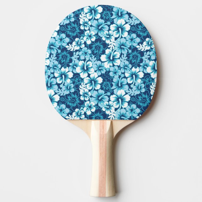 Blom- hibiskusmönster för surfa pingisracket (Framsidan)