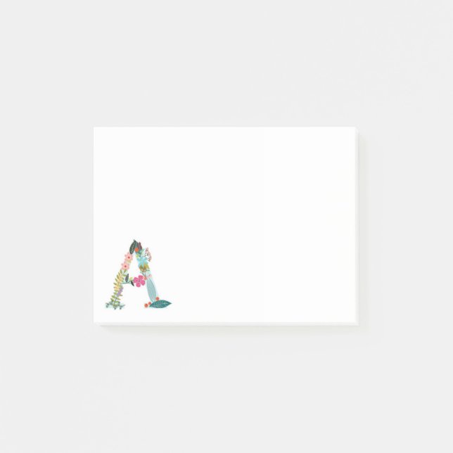 Blom- initial brevMonogram - A Post-it Block (Framsida)