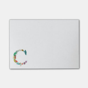 Blom- initial brevMonogram - C Post-it Block
