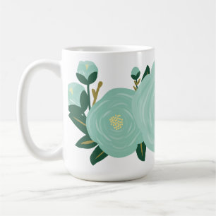 Blom- kaffemugg