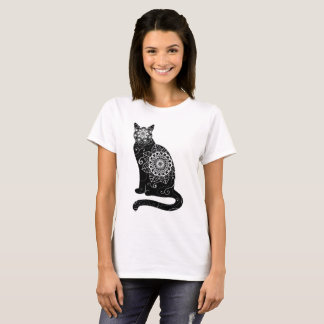 Blom- kattMandala Tee