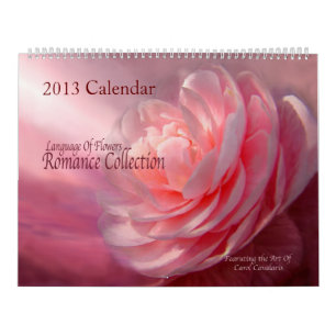 Blom- konstsamling 2013 för romansk samling kalender