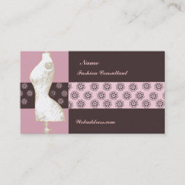 Blom- konsulent för skyltdocka för visitkort