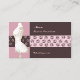 Blom- konsulent för skyltdocka för visitkort