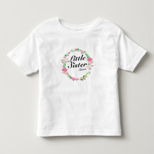 Blom- krannamn för storasyster t shirt