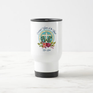 Blom- logotyptravel mug för PWOC Resemugg