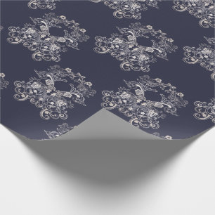 blom- marinmodell för barock stil presentpapper