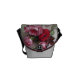 Blom- mini- messenger bag för rosor och för röd (Framsidan)