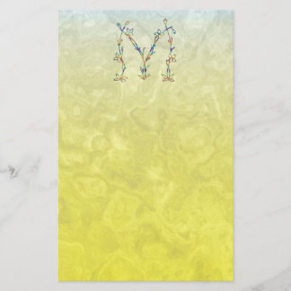 BLOM- MONOGRAM M BREVPAPPER